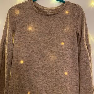 bell sleeve sweater